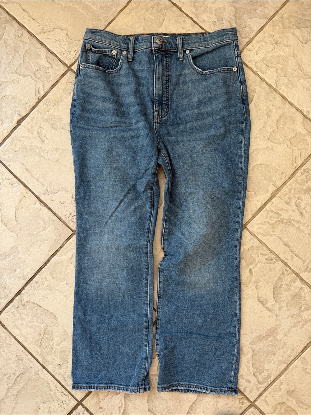 Madewell Women's Blue Bootcut Denim Jeans